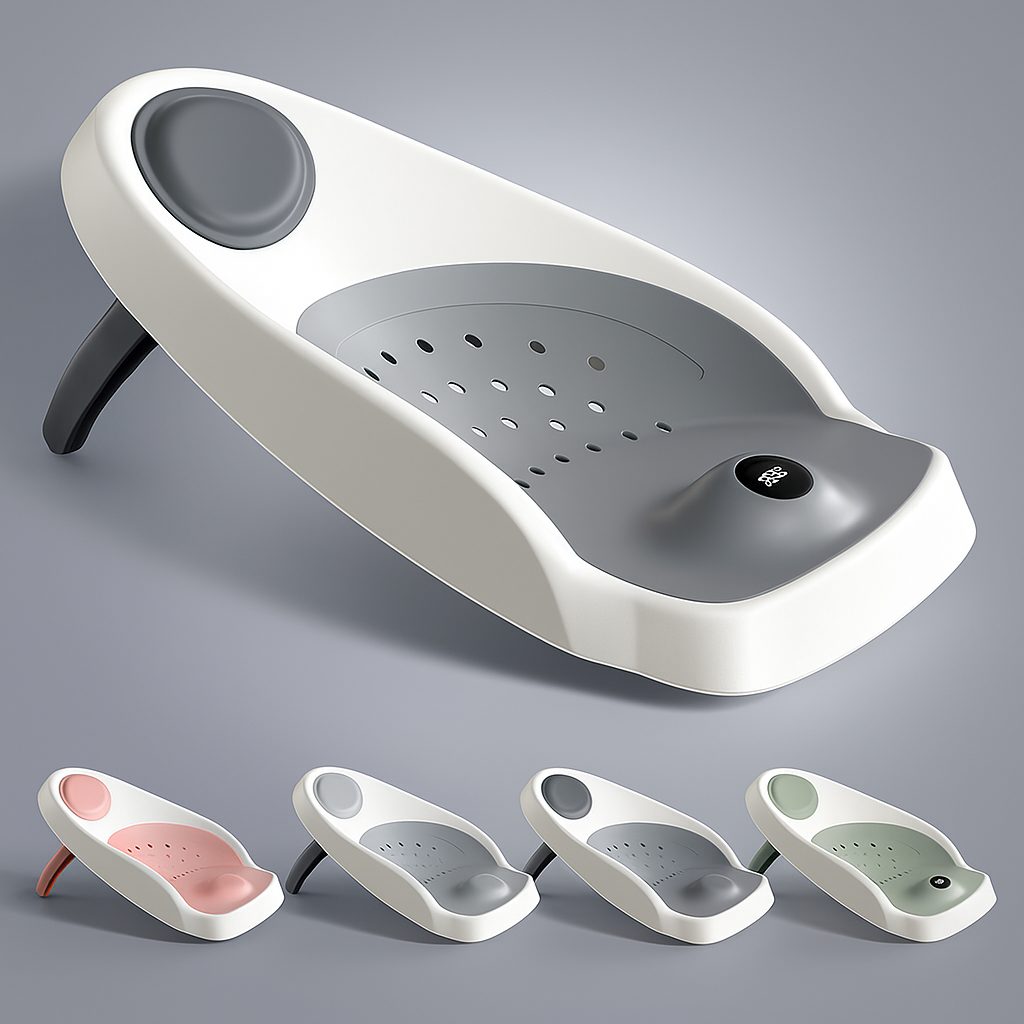 Baby Bath Support – Intelligent Comfort & Safety for Your New born