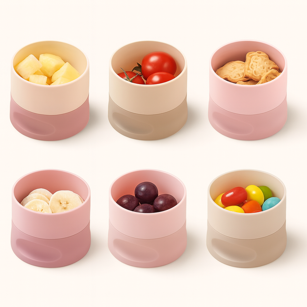 Four Layers Portable Stackable Milk Powder and Feeding Box Storage Container