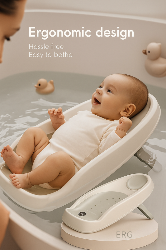 Baby Bath Support – Intelligent Comfort & Safety for Your New born