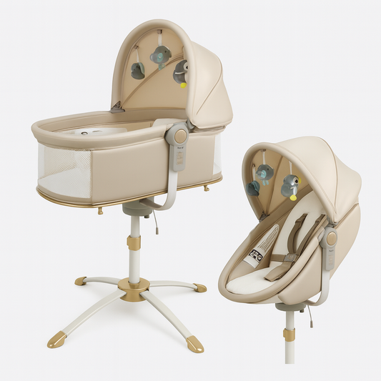3-in-1 Baby Cradle Swing, Baby Rocker Bouncer & High Chair