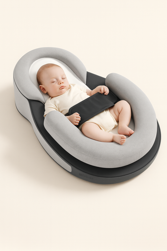 Adjustable Baby Wedge Lounger – Anti-Overflow & Choking Protection
