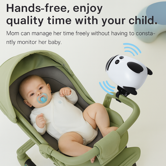 Baby Stroller Rocker Accessory – Portable Automatic Infant Swing & Sleep Soother with White Noise & Bluetooth