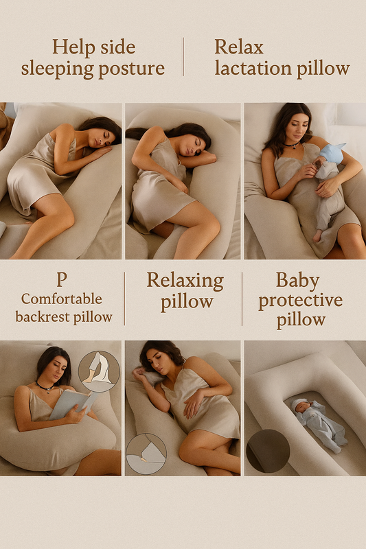 Multi-Use Pregnancy & Nursing Pillow – Support, Style, and Serenity
